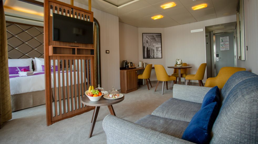 Internal view of a suite onboard Ambassador's ship Ambience 